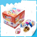 Гаряча продажа іграшки-сюрприз для дівчаток та хлопчиків King у формі кіндера, яйце з цукерками 