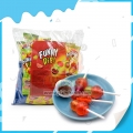 Дешевий кумедний фруктовий льодяник FUNNY DIP з шоколадною чашкою 