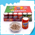 Солодкі таблетовані цукерки у формі банки коли 